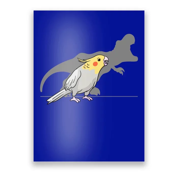 Cockatiel Cockatoo Lutino Parrot Quarrion Dinosaur Dino Gift Poster