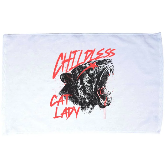 Childless Cat Lady Microfiber Hand Towel