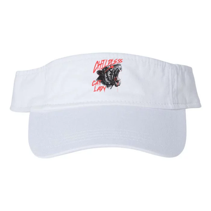 Childless Cat Lady Valucap Bio-Washed Visor