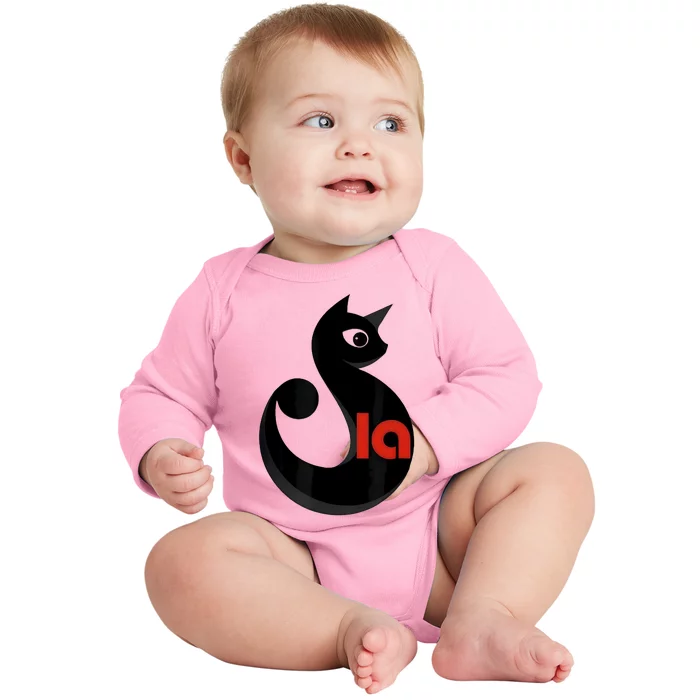 Cat  Comma La Baby Long Sleeve Bodysuit