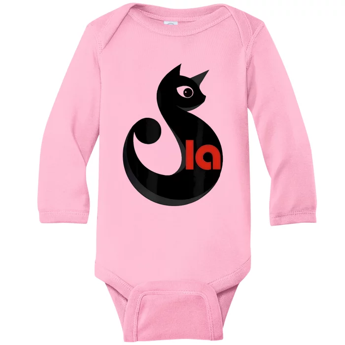 Cat  Comma La Baby Long Sleeve Bodysuit