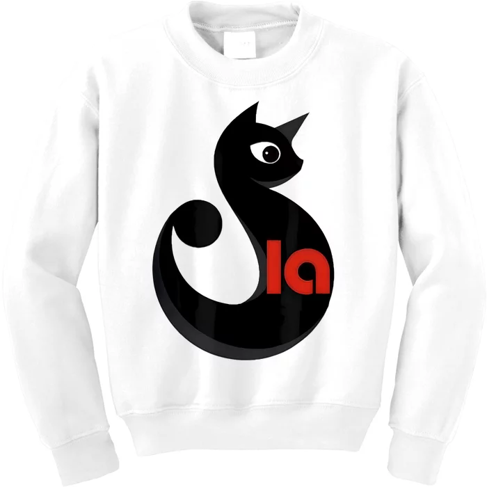 Cat  Comma La Kids Sweatshirt