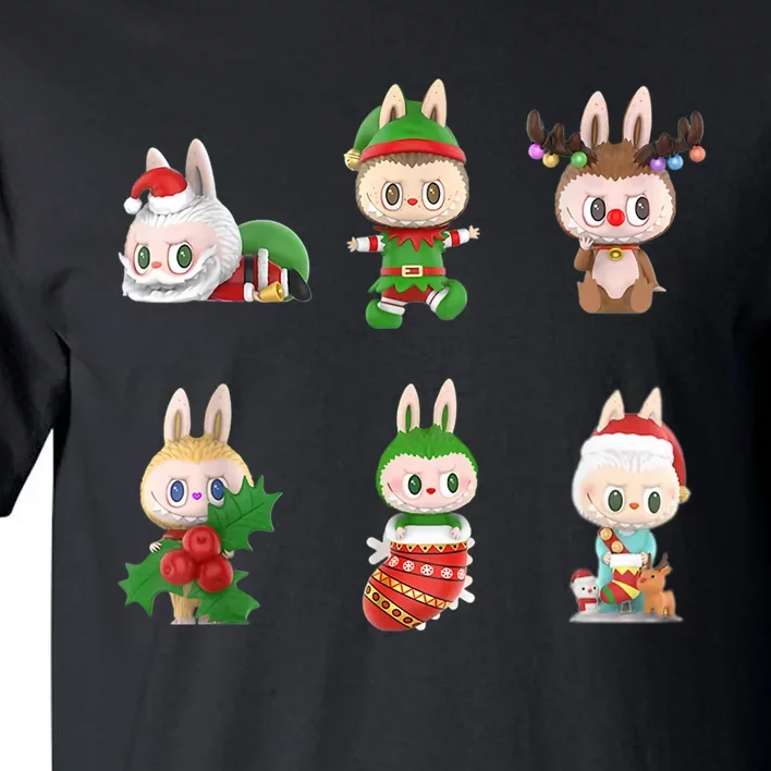 Christmas Cute Labubu Lover Labubu The Monsters Santa Xmas Gift Tall T-Shirt