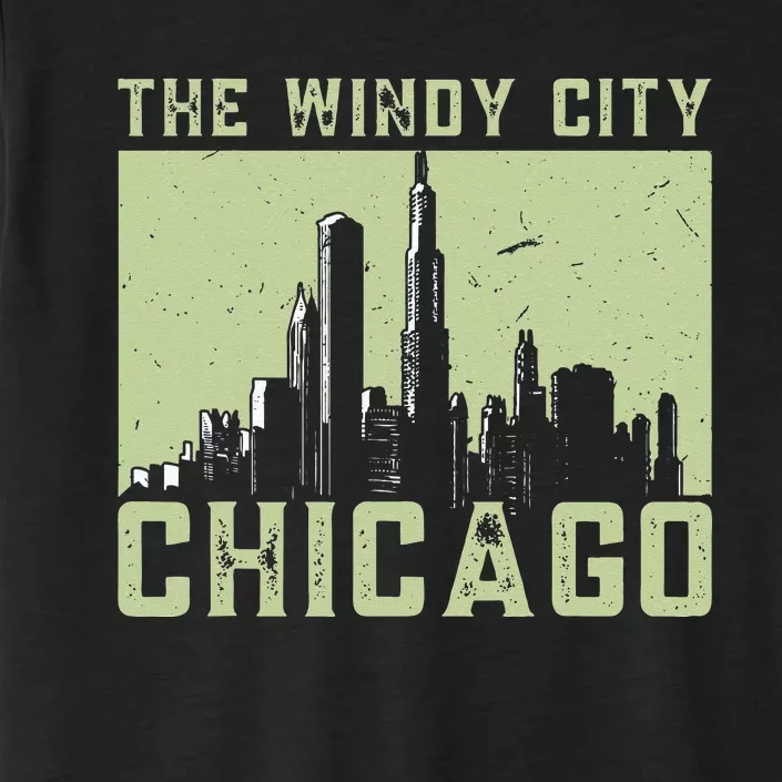 Chicago City Lover The Windy City Chicago ChromaSoft Performance T-Shirt