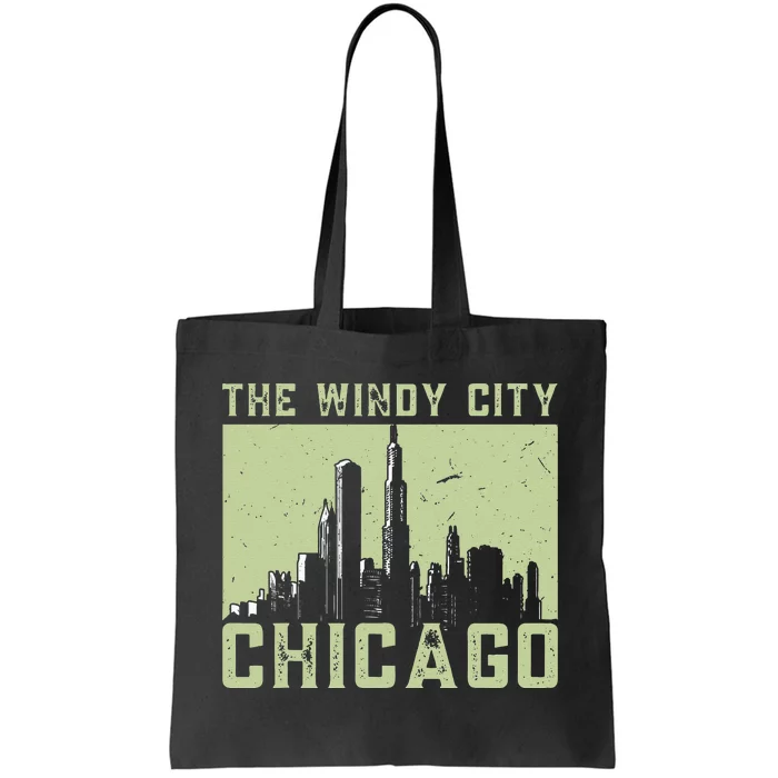 Chicago City Lover The Windy City Chicago Tote Bag