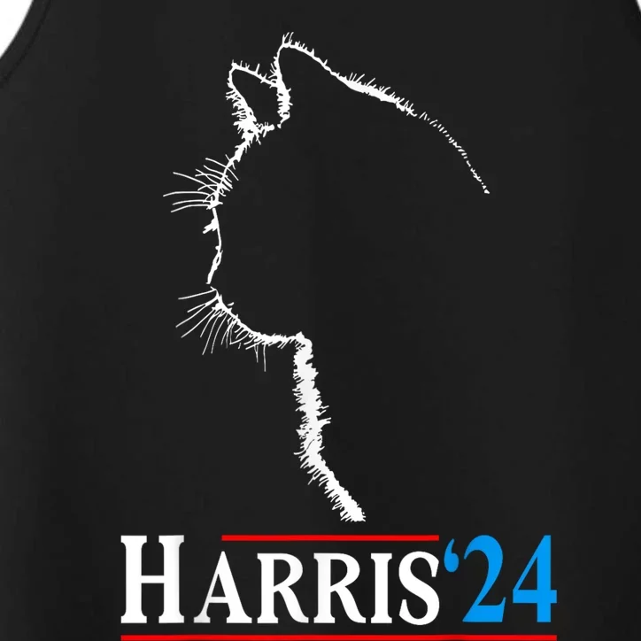 Childless Cat Lady Funny Cat Ladies For Kamala Harris 2024 Performance Tank