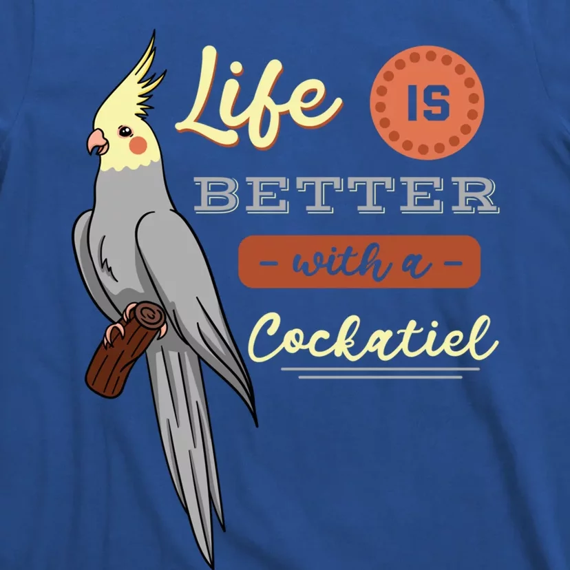 Cockatiel Cockatoo Lutino Quarrion Parrot Tiel Weiro Bird Great Gift T-Shirt