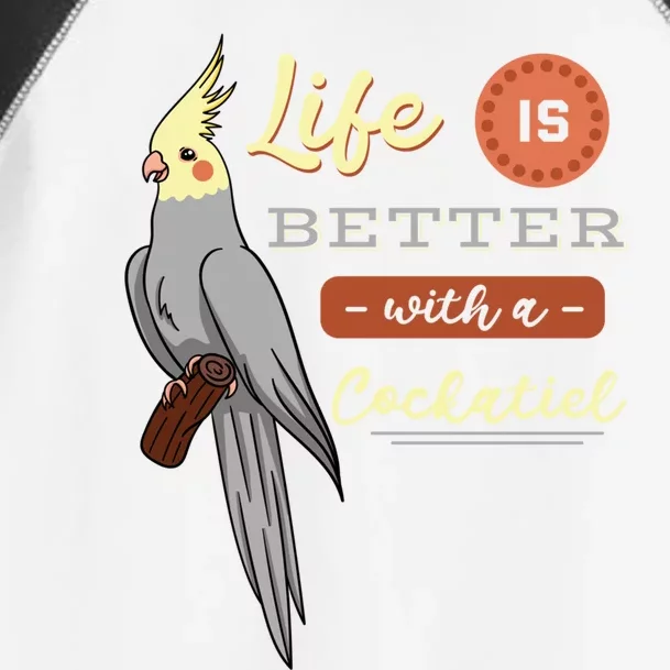 Cockatiel Cockatoo Lutino Quarrion Parrot Tiel Weiro Bird Great Gift Toddler Fine Jersey T-Shirt