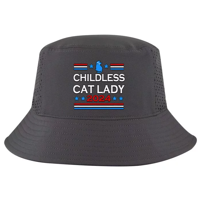 Childless Cat Lady 2024 Cool Comfort Performance Bucket Hat