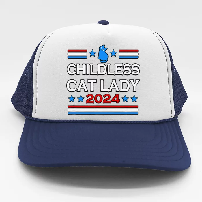 Childless Cat Lady 2024 Trucker Hat