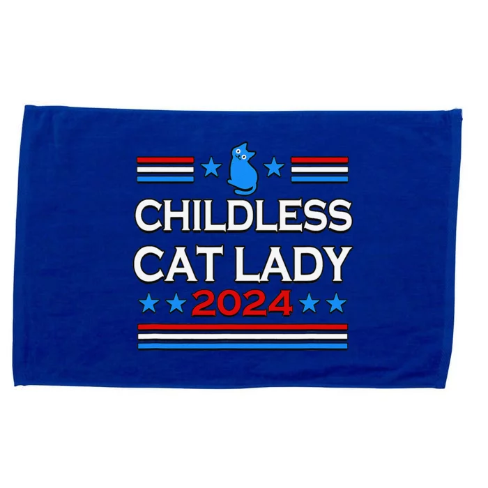 Childless Cat Lady 2024 Microfiber Hand Towel