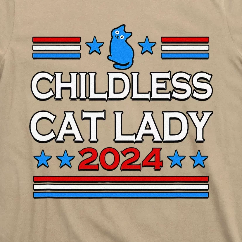 Childless Cat Lady 2024 T-Shirt