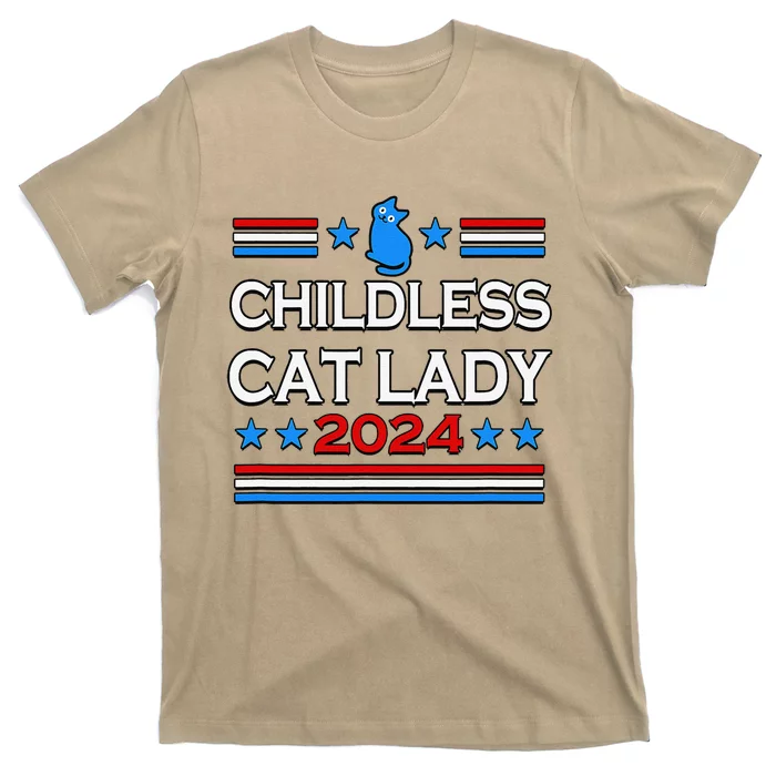 Childless Cat Lady 2024 T-Shirt