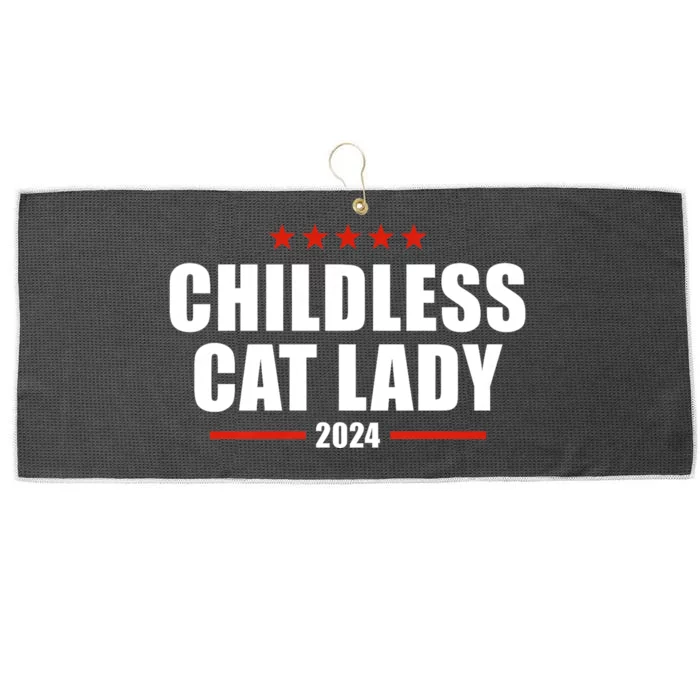 Childless Cat Lady 2024 Childless Cat Lady Large Microfiber Waffle Golf Towel