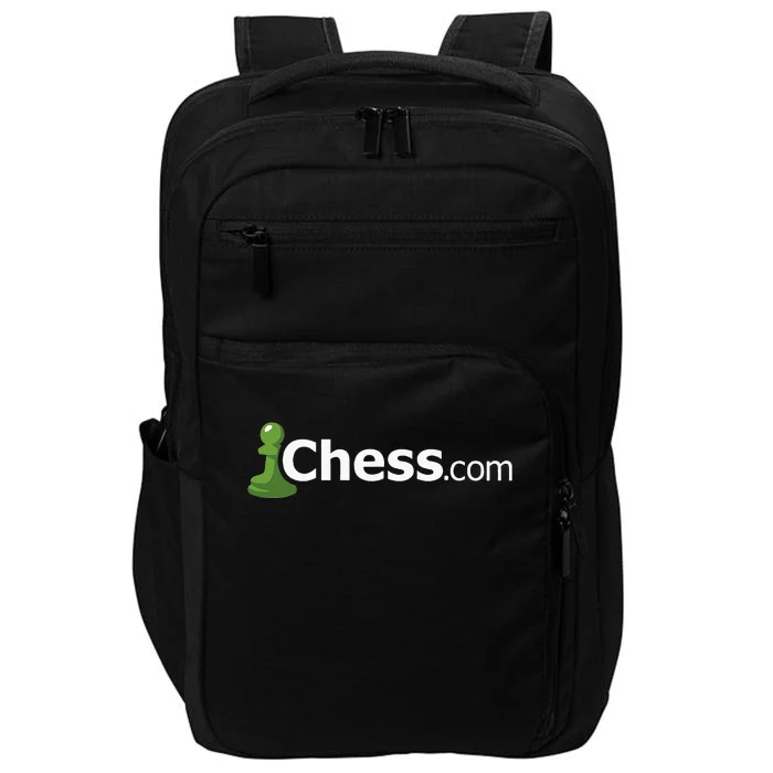 Chess.com Classic Logo Online Chess Site Fan Impact Tech Backpack