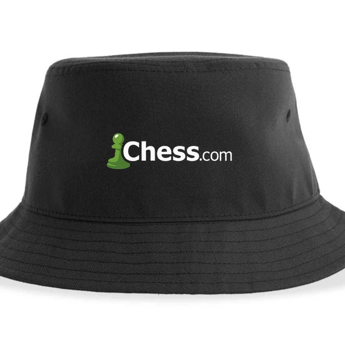 Chess.com Classic Logo Online Chess Site Fan Sustainable Bucket Hat