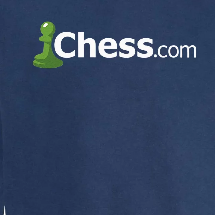 Chess.com Classic Logo Online Chess Site Fan Garment-Dyed Sweatshirt