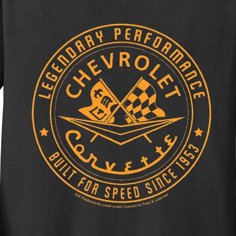 C.H.E.V.R.O.L.E.T C.O.R.V.E.T.T.E Legendary Performance 71238 Kids Long Sleeve Shirt