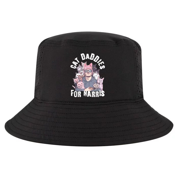 Childless Cat Lady Kamala Cat Dad Cool Comfort Performance Bucket Hat