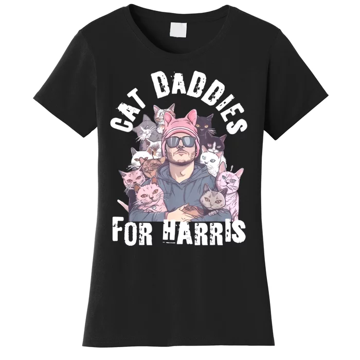 Childless Cat Lady Kamala Cat Dad Women's T-Shirt