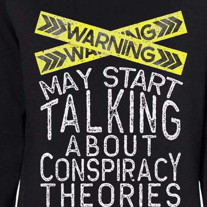 Conspiracy Conspiracy Lover Conspiracy Womens California Wash Sweatshirt