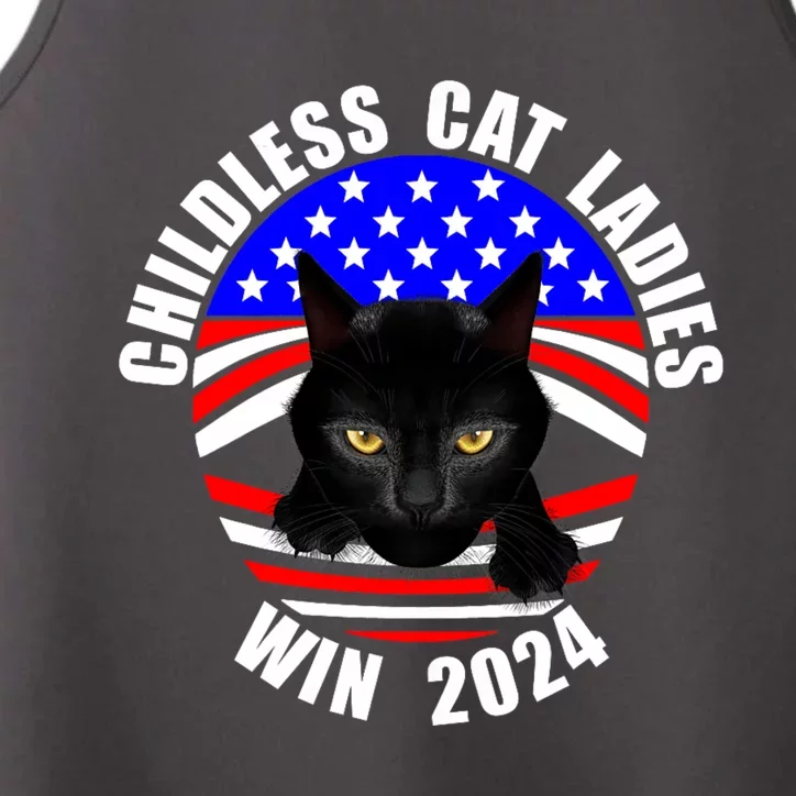 Childless Cat Ladies Vote Childless Cat Ladies Win 2024 Performance Tank