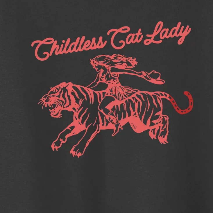 Childless Cat Lady Kamala Toddler T-Shirt