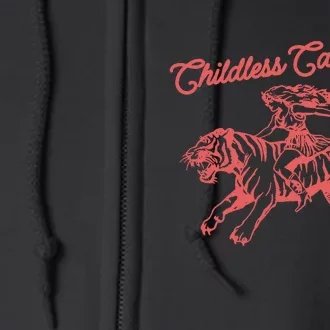 Childless Cat Lady Kamala Full Zip Hoodie