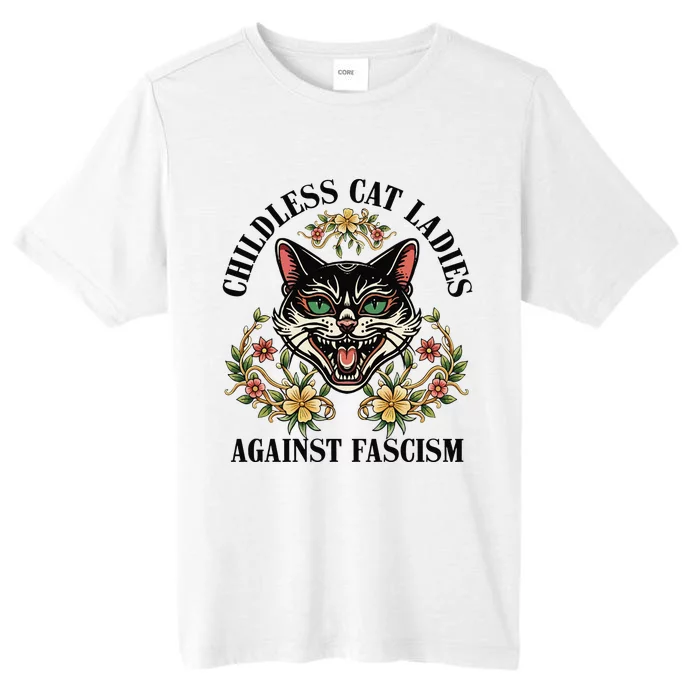 Childless Cat Ladies Against Fascism ChromaSoft Performance T-Shirt