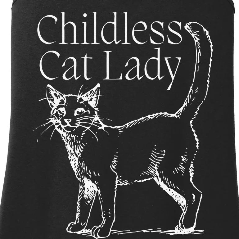 Childless Cat Lady Kamala 2024 Gift Ladies Essential Tank