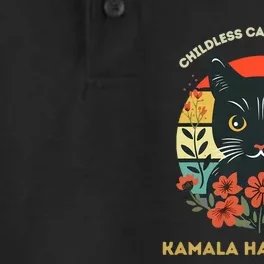 Childless Cat Ladies For Kamala Harris 2024 Election Dry Zone Grid Performance Polo