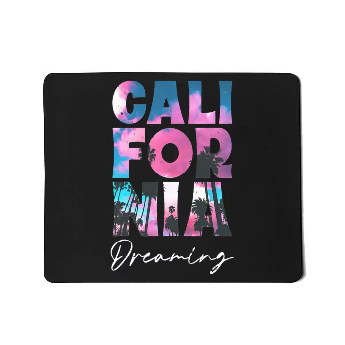 California Cali Lover Visiting California Mousepad