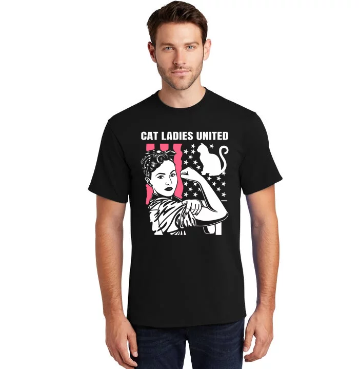 Childless Cat Lady For Cat Mom Women Cat Ladies Tall T-Shirt