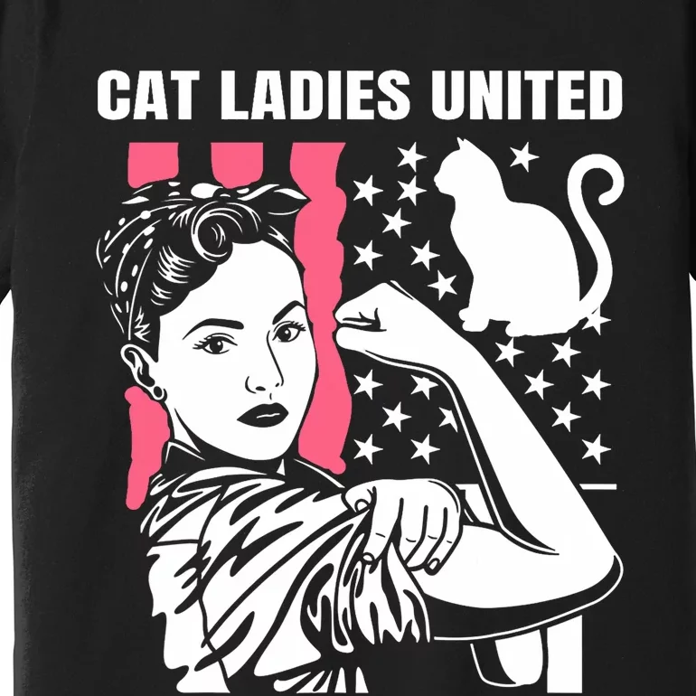 Childless Cat Lady For Cat Mom Women Cat Ladies Premium T-Shirt