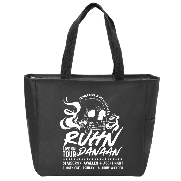 Crescent City Lunathion Run Danaan E Umbra Mortis Zip Tote Bag