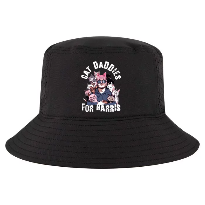 Childless Cat Lady Kamala Cat Dad Cool Comfort Performance Bucket Hat