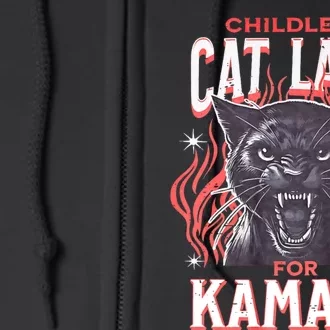 Childless Cat Lady For Kamala Harris 2024 President Election Full Zip Hoodie