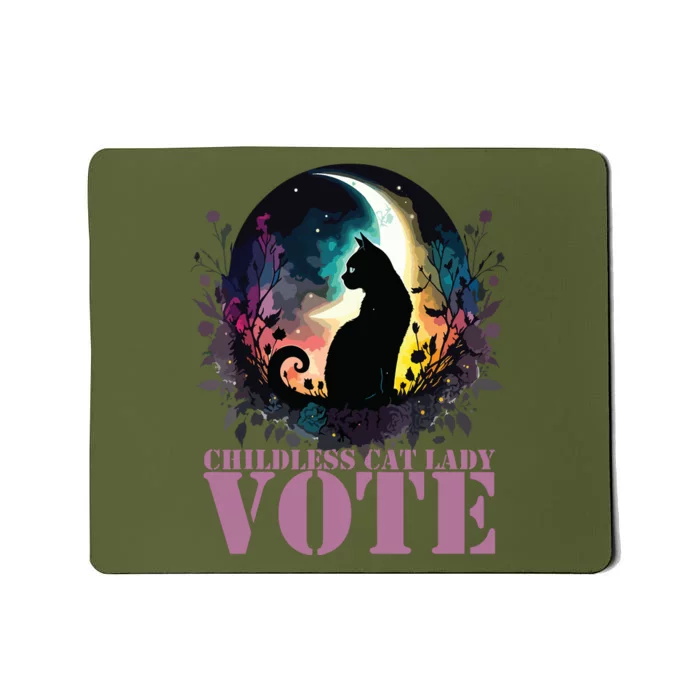 Childless Cat Lady Vote Vote Like A Childless Cat Lady Mousepad