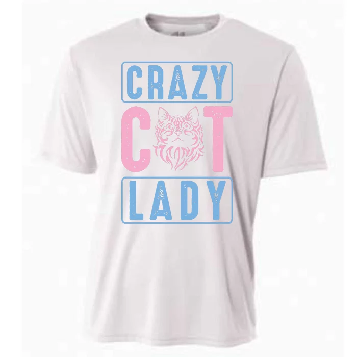 Crazy Cat Lady Cooling Performance Crew T-Shirt