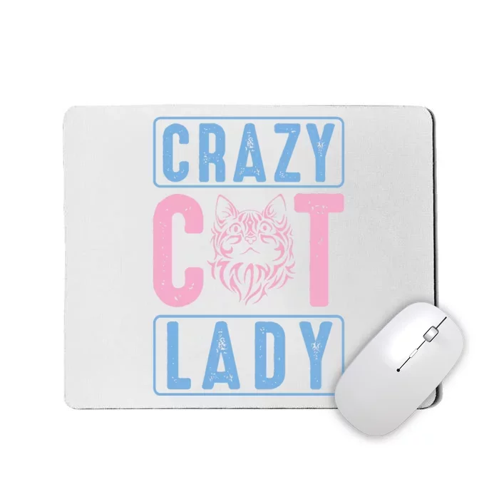 Crazy Cat Lady Mousepad