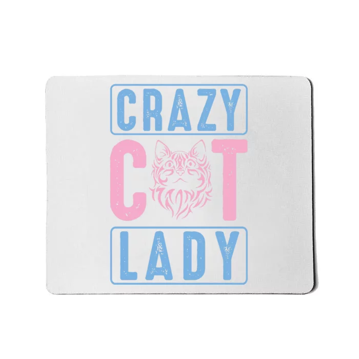 Crazy Cat Lady Mousepad