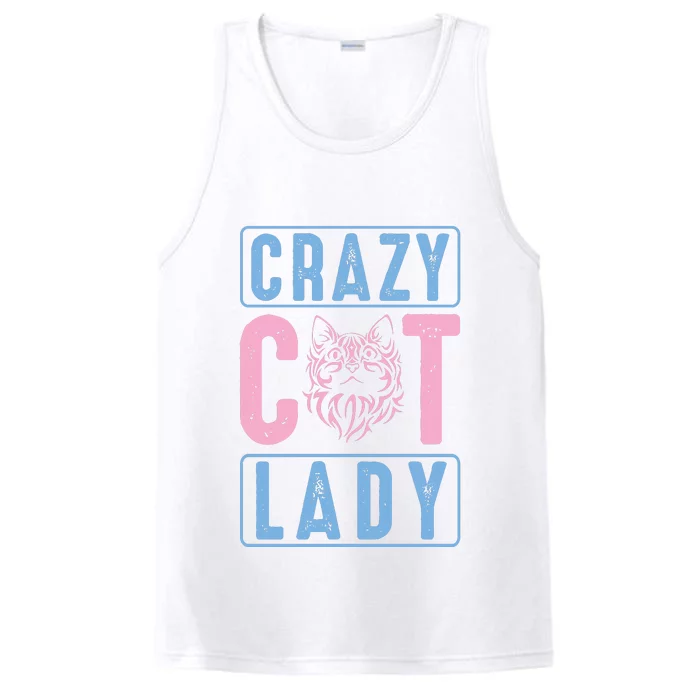 Crazy Cat Lady Performance Tank