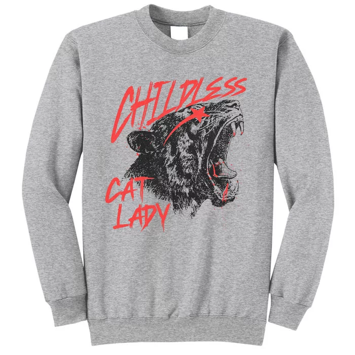 Childless Cat Lady Tall Sweatshirt