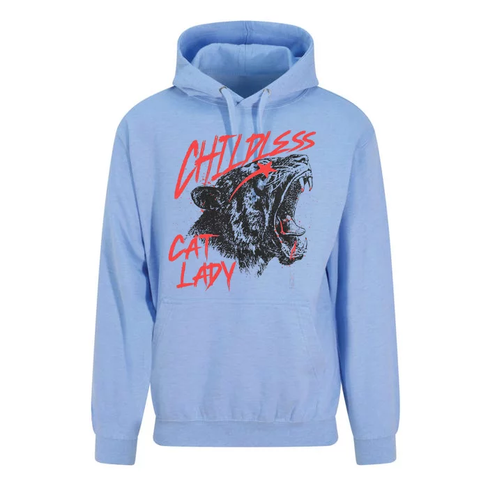 Childless Cat Lady Unisex Surf Hoodie