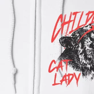 Childless Cat Lady Full Zip Hoodie