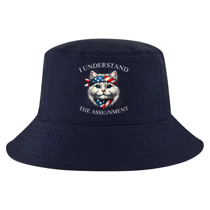 Childless Cat Lady Kamala 2024 I Understand The Assignment Cool Comfort Performance Bucket Hat