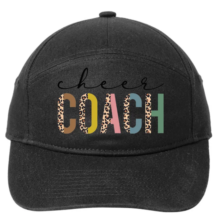 Cheer Coach Leopard Cheerleading Props Cute Cheer For Coach 7-Panel Snapback Hat