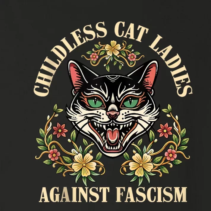 Childless Cat Ladies Against Fascism Toddler Long Sleeve Shirt