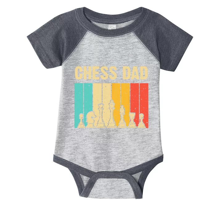 Cool Chess Lover Art For Dad Father Novelty Chess Player Infant Baby Jersey Bodysuit