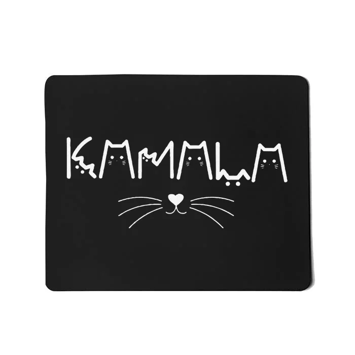 Childless Cat Ladies For Harris 2024 Funny Cat Nose Election Mousepad